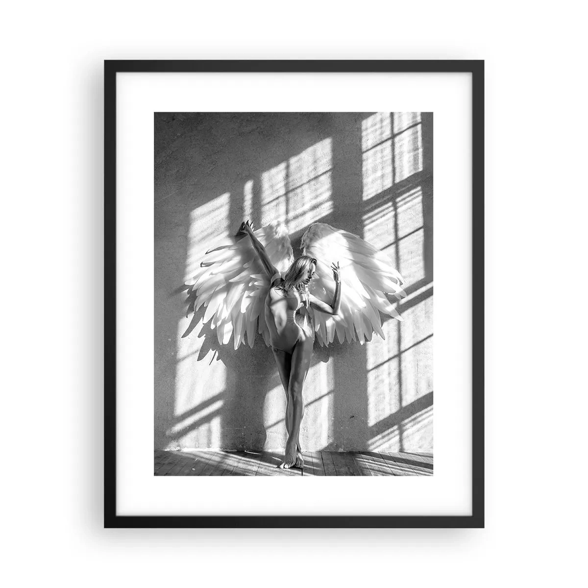 Plakat i sort ramme - Lige fra himlen - 40x50 cm