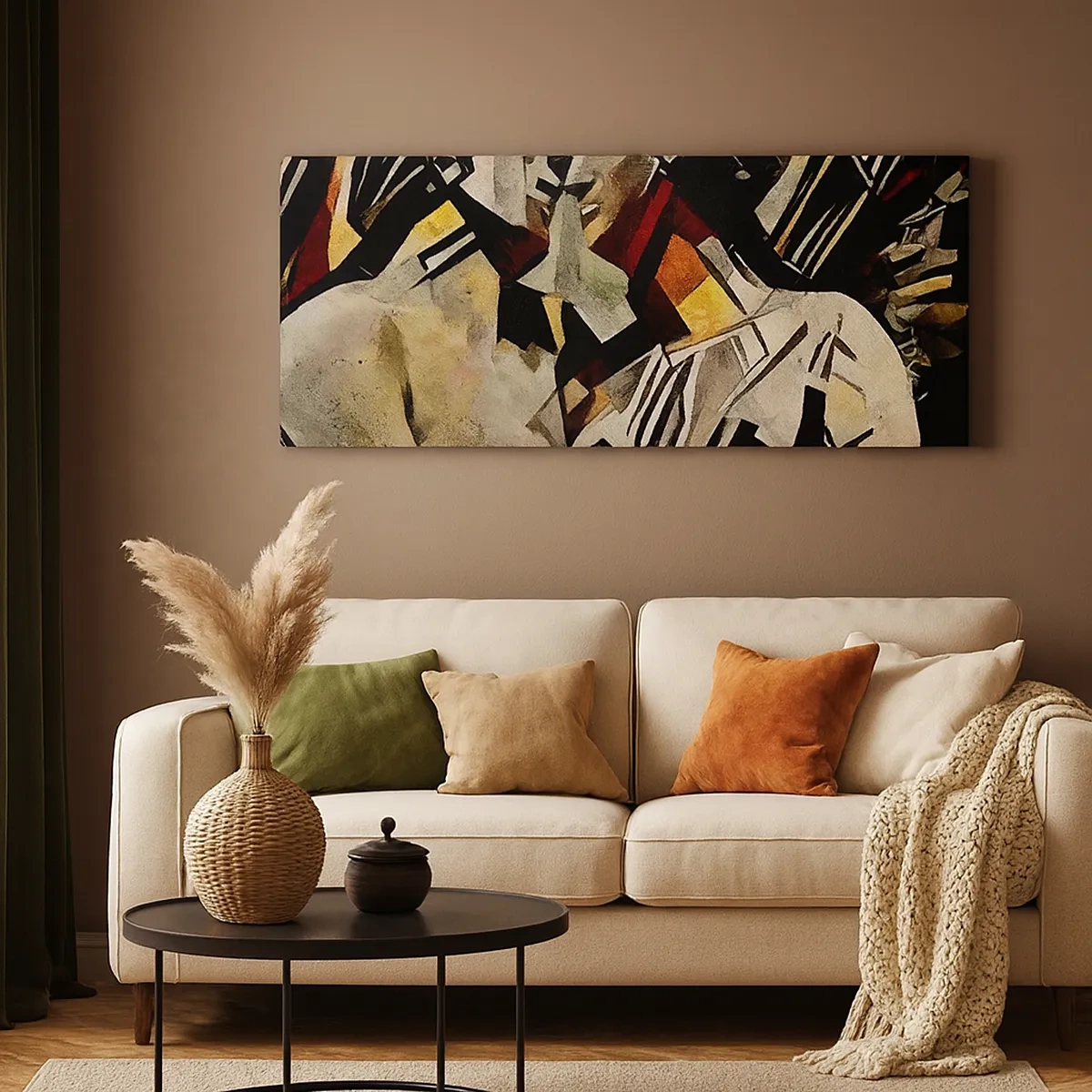 Lærredstryk - Billede på lærred - Statuesk kys - 30x30 cm