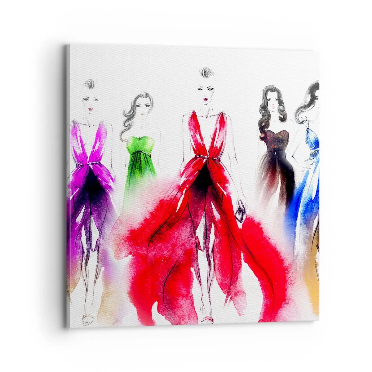 Lærredstryk - Billede på lærred - Stemninger til outfits - 70x70 cm