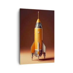 Lærredstryk - Billede på lærred - Det begynder med en drøm - 70x100 cm