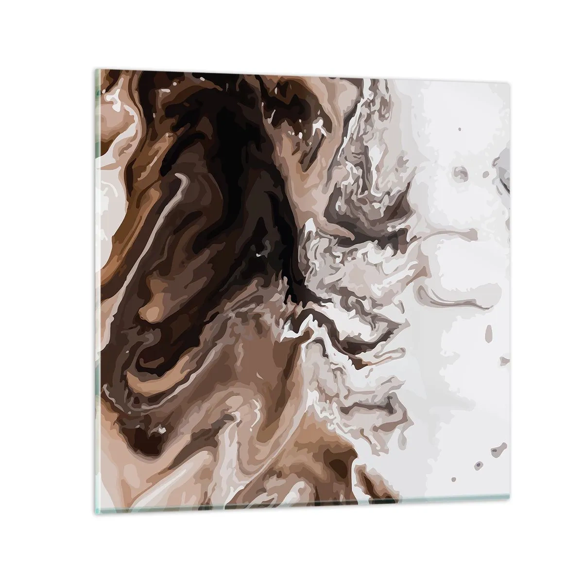 Billede på glas - Farvekontrast - 50x50 cm