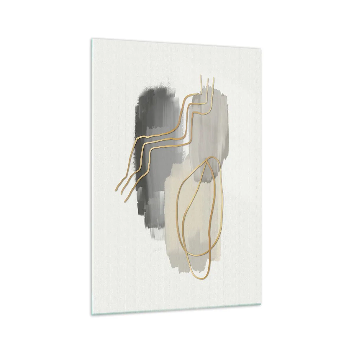 Billede på glas - Vedholdenhed og bevægelse - 70x100 cm