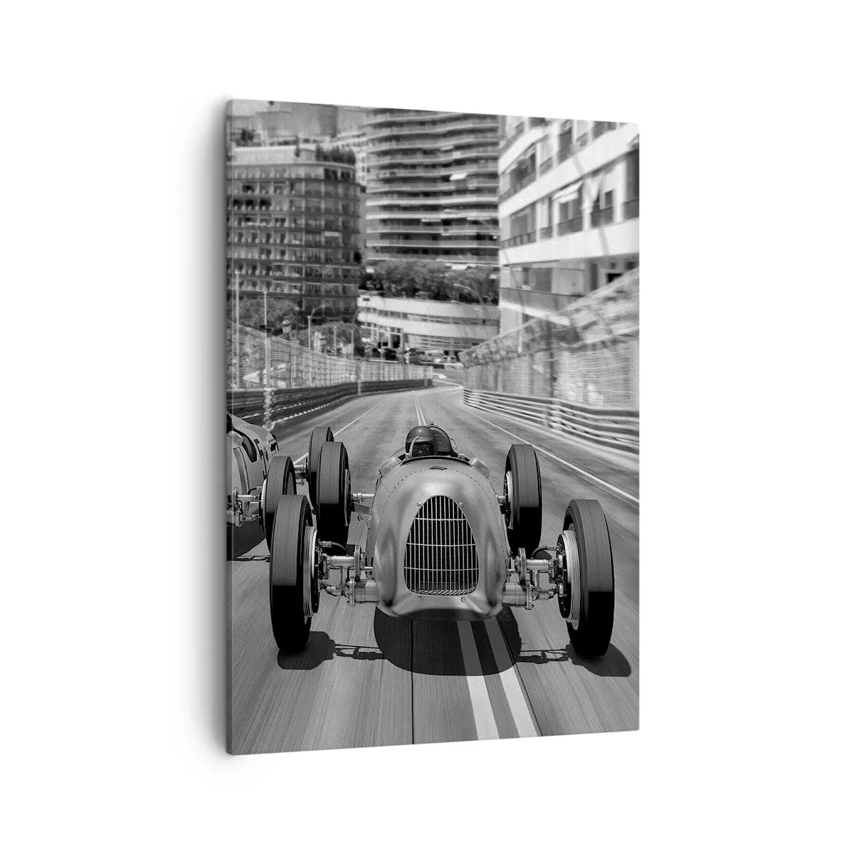 Lærredstryk - Billede på lærred - Der var engang i Monte Carlo - 50x70 cm