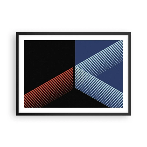 Plakat i sort ramme - En simpel historie - 70x50 cm