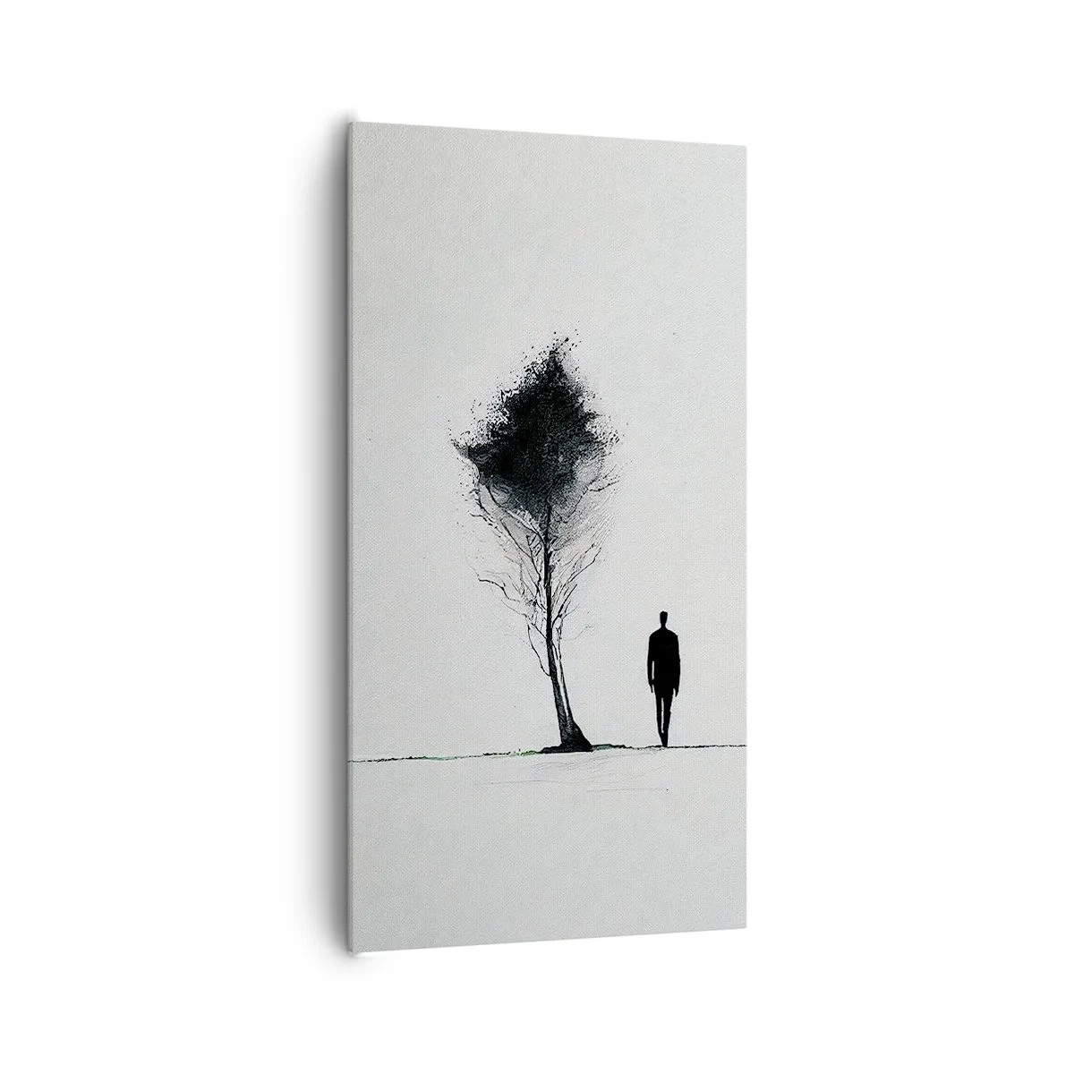 Lærredstryk - Billede på lærred - Vi vandrer alle - 65x120 cm