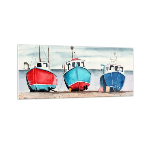 Billede på glas - Klar til at fange - 100x40 cm