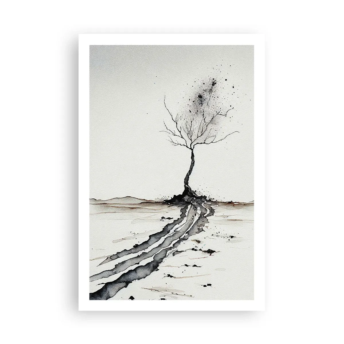 Plakat - Vinterens melankoli - 61x91 cm