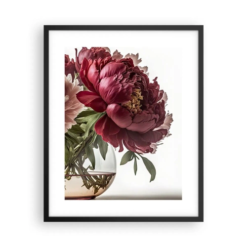 Plakat i sort ramme - I fuldt flor af skønhed - 40x50 cm