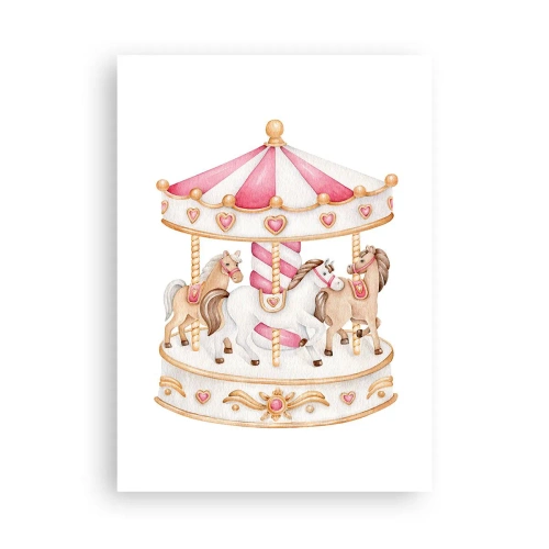 Plakat - Barndommens søde verden - 50x70 cm