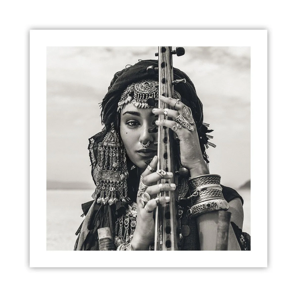 Plakat - Selve den orientalske musik - 50x50 cm