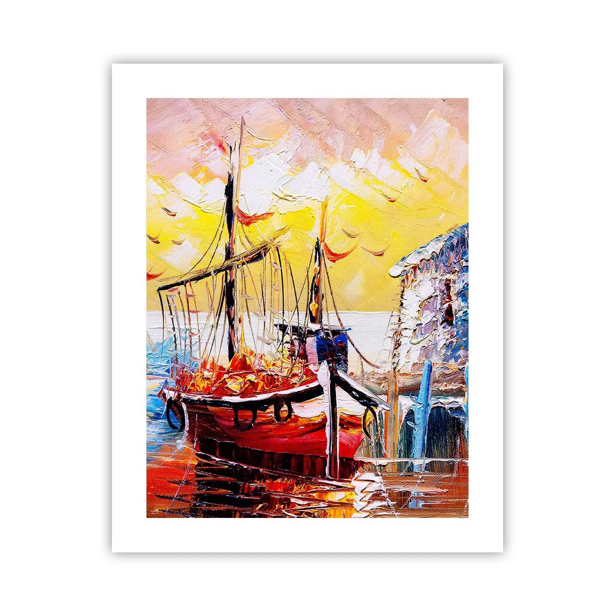 Plakat - Glædelig tilbagevenden - 40x50 cm