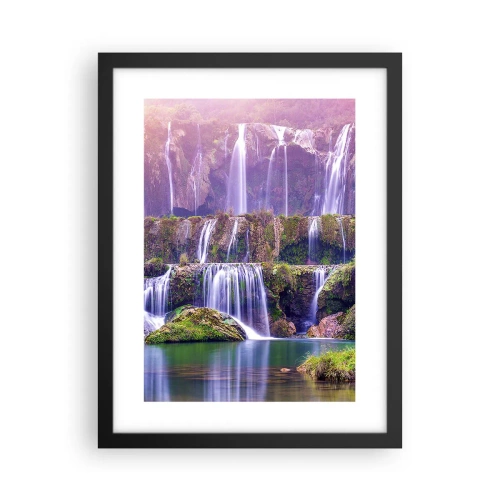 Plakat i sort ramme - Trappe til himlen - 30x40 cm