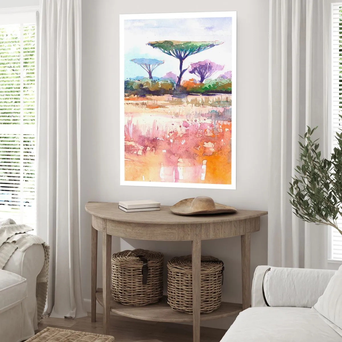 Plakat - Savannens farver - 40x50 cm
