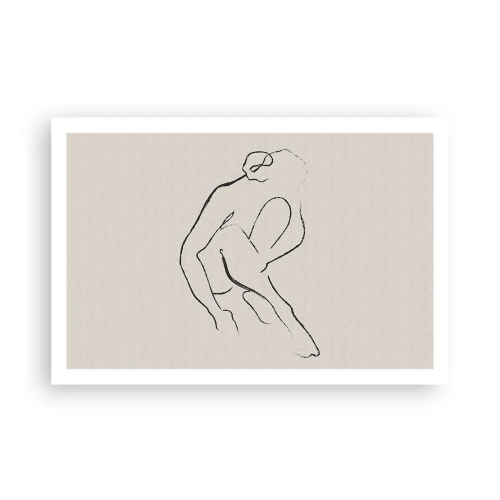 Plakat - Intim skitse - 91x61 cm