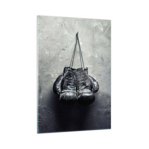 Billede på glas - En tid med kamp og en tid med fred - 50x70 cm