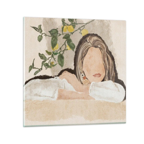 Billede på glas - Sydstaternes skønhed - 30x30 cm