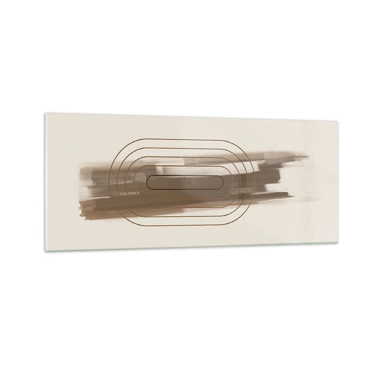 Billede på glas - Et pust af gråvejr - 100x40 cm
