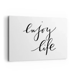 Lærredstryk - Billede på lærred - Intet at tilføje… - 120x80 cm