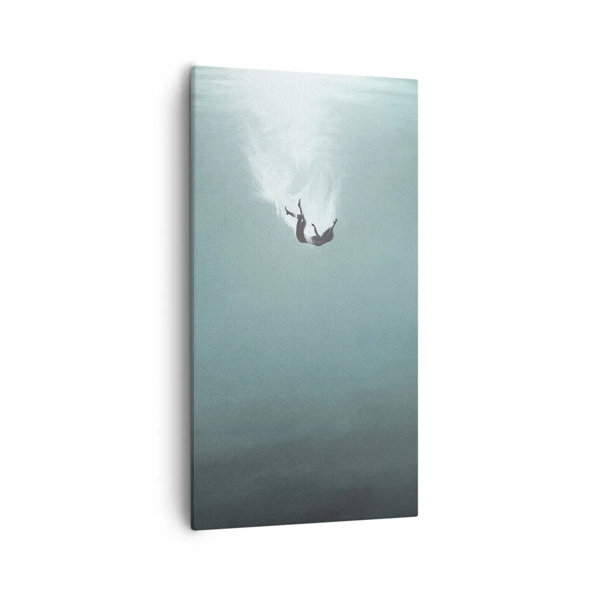 Lærredstryk - Billede på lærred - I havets favntag - 55x100 cm