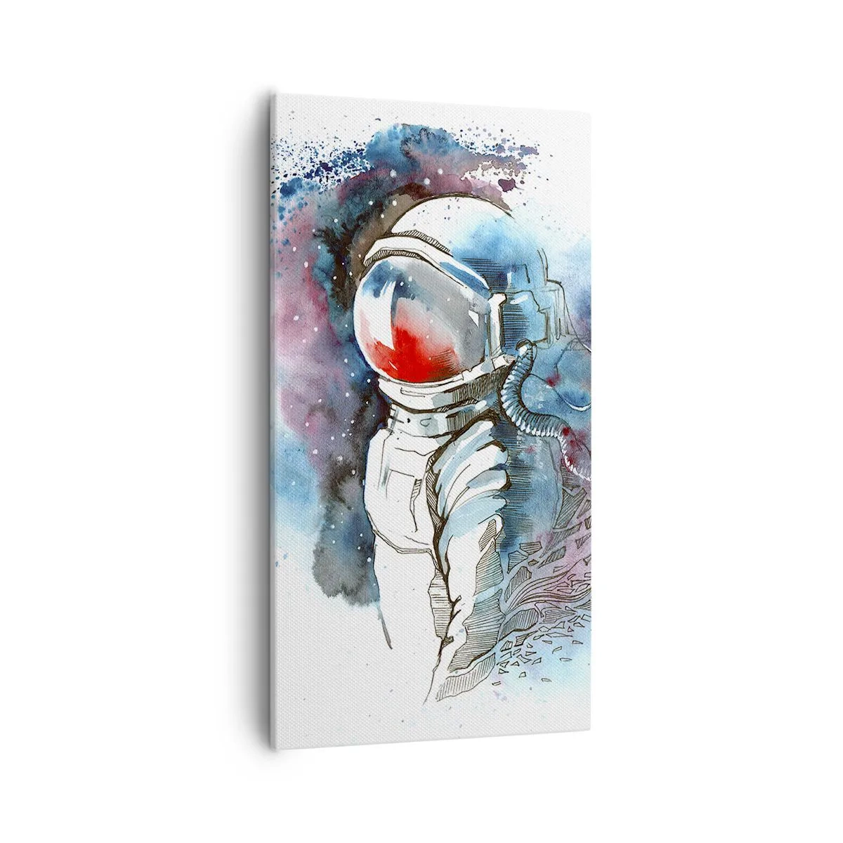 Lærredstryk - Billede på lærred - Alene med kosmos - 55x100 cm