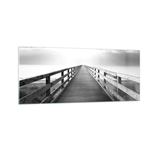 Billede på glas - Ind i det fjerne… - 100x40 cm