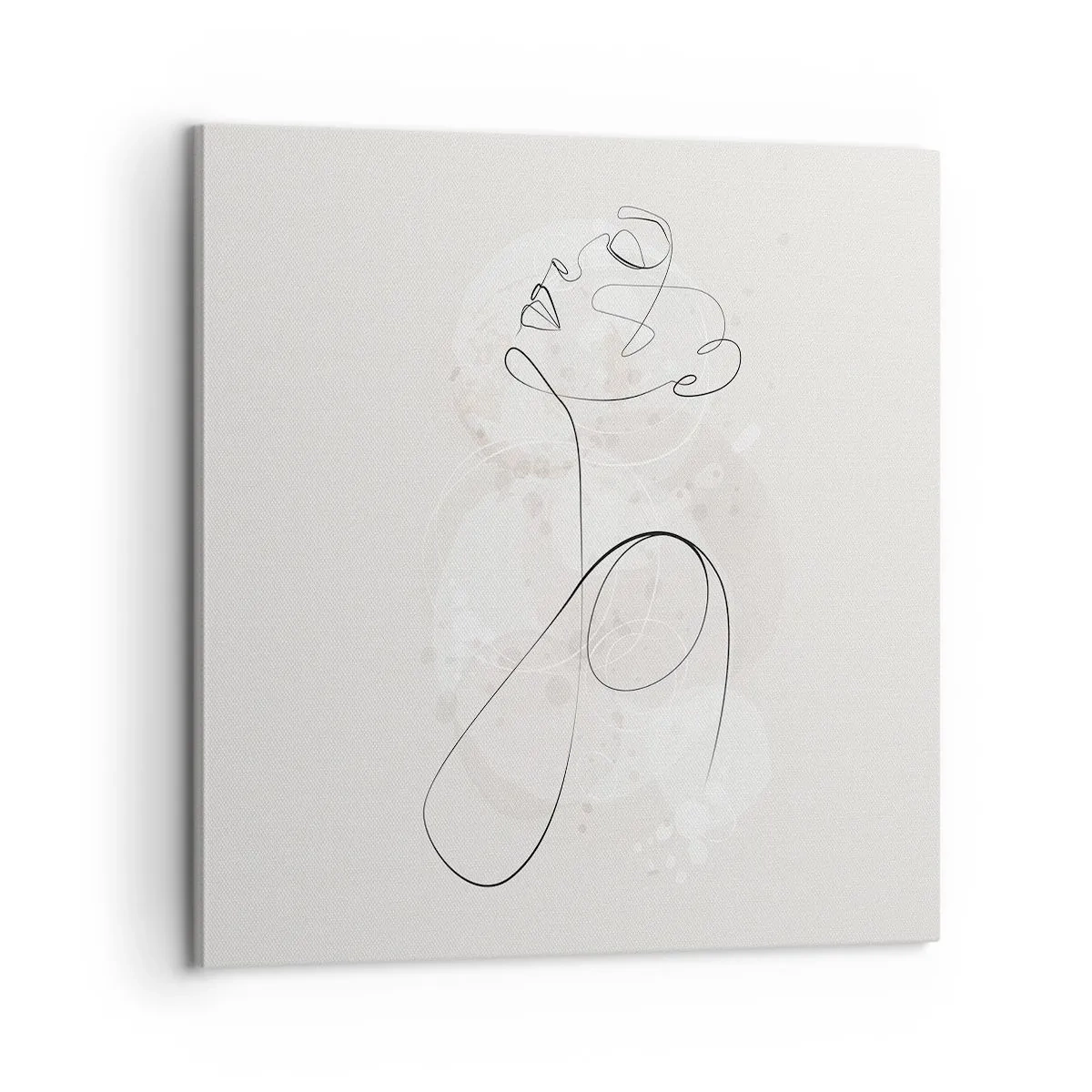 Lærredstryk - Billede på lærred - Spiralen af skønhed - 60x60 cm