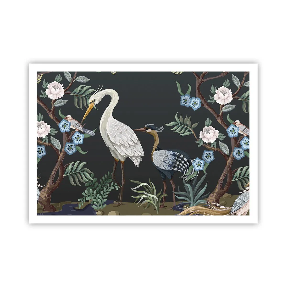 Plakat - Fugleparade - 100x70 cm