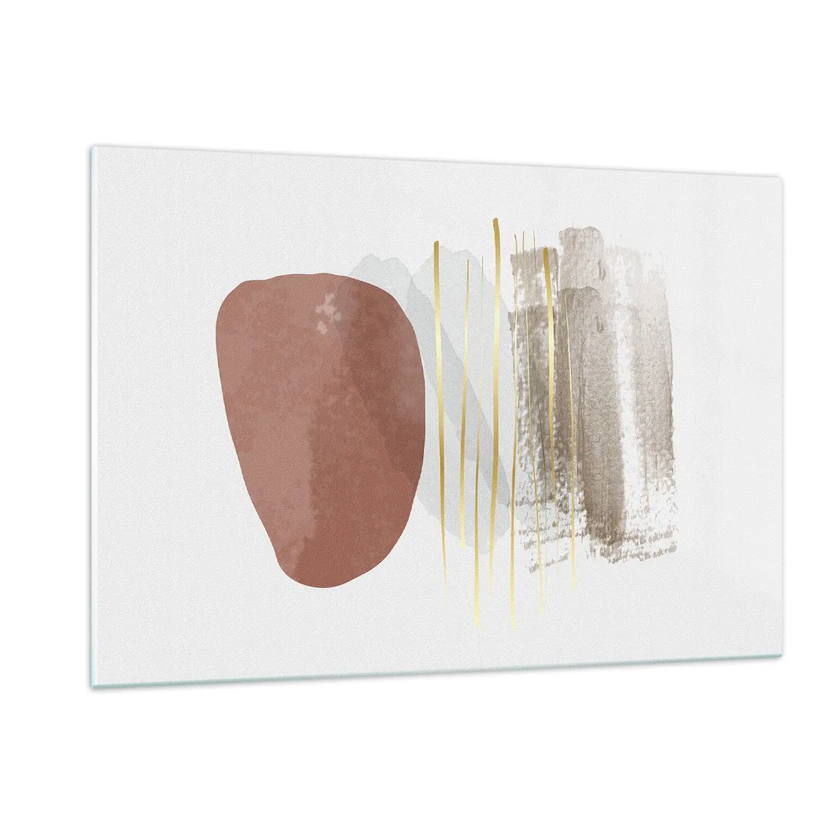 Billede på glas - Abstrakt kolonnade - 120x80 cm