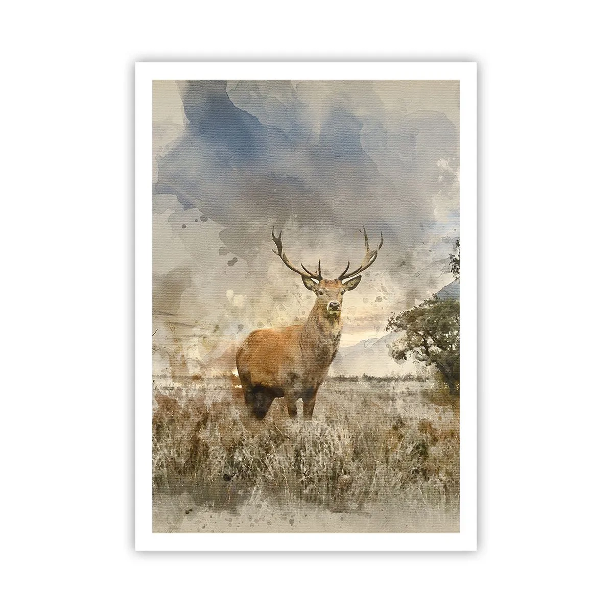 Plakat - Værdighed - styrke - værdighed - 70x100 cm