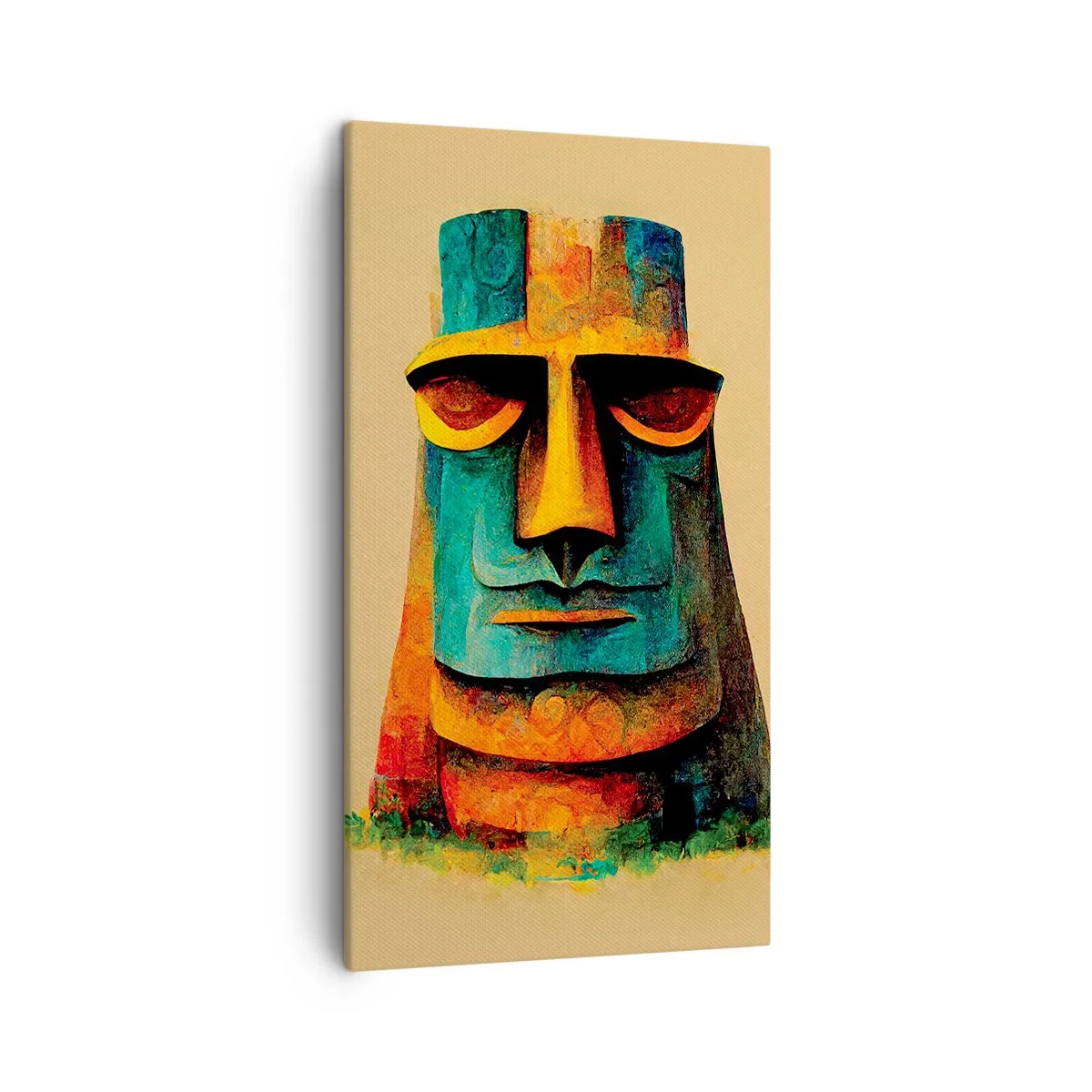 Lærredstryk - Billede på lærred - Statuarisk, men alligevel sympatisk - 45x80 cm