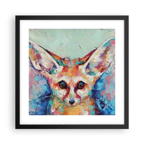 Plakat i sort ramme - Er du klar til mig? - 40x40 cm