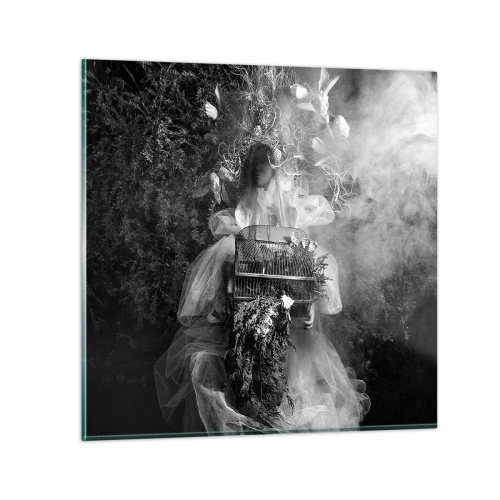 Billede på glas - Selve Moder - Naturen - 70x70 cm