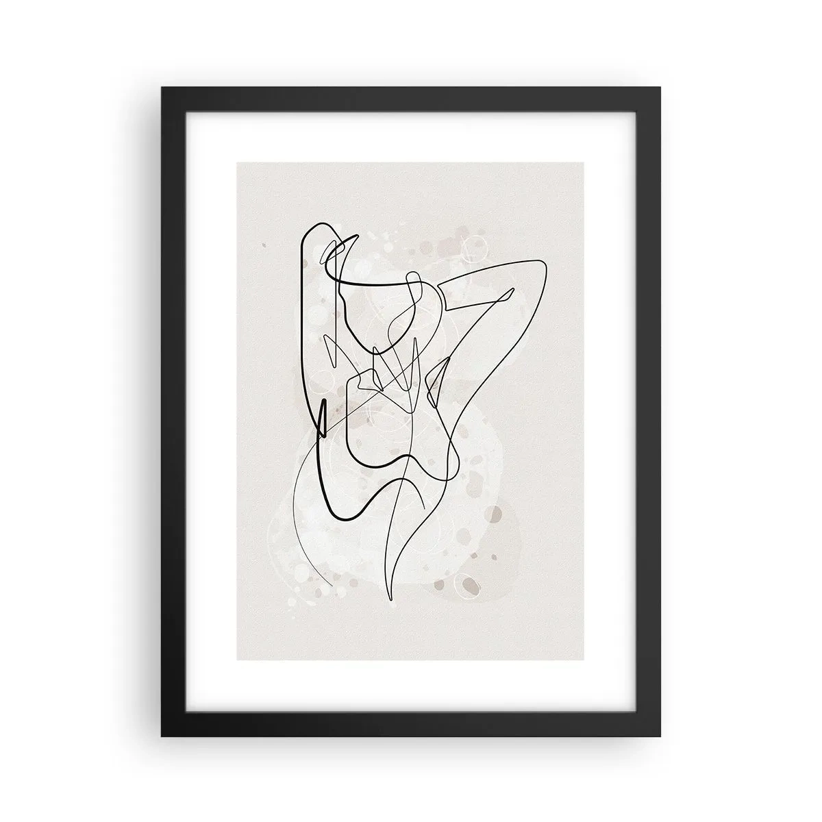 Plakat i sort ramme - Forførelsens kunst - 30x40 cm