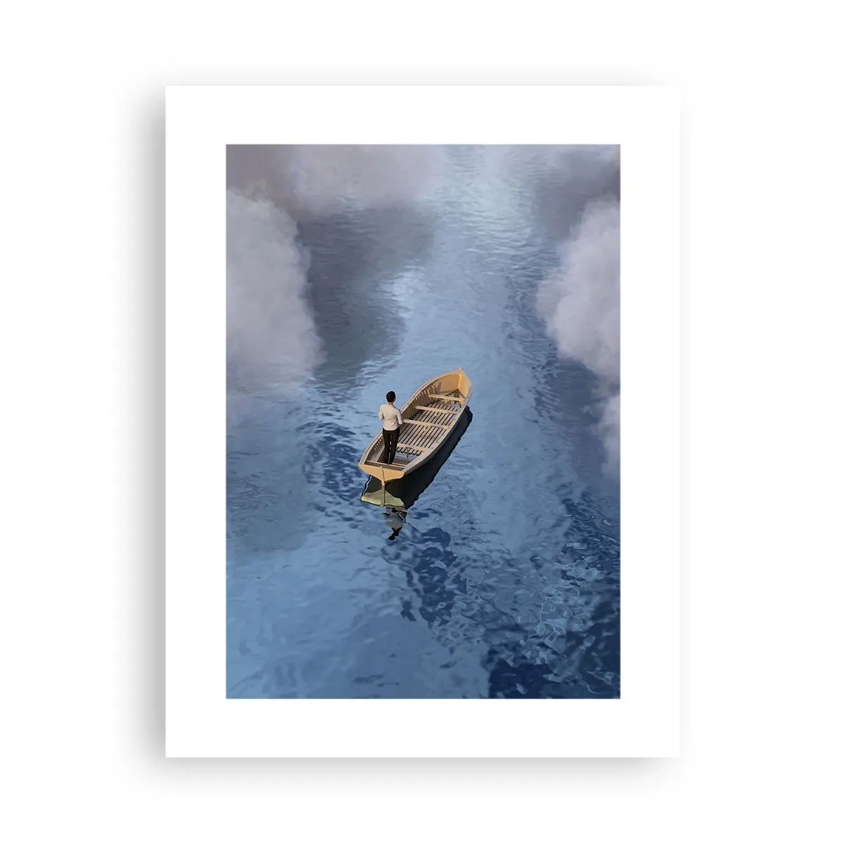 Plakat - Livet - rejsen - det ukendte - 30x40 cm