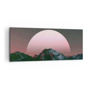 Lærredstryk - Billede på lærred - I en nabogalakse - 120x50 cm