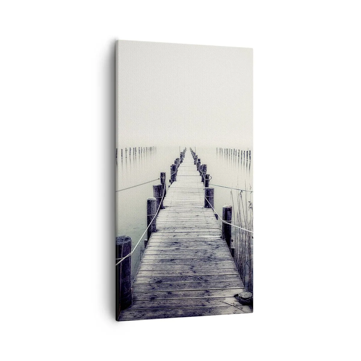 Lærredstryk - Billede på lærred - Fordyb dig i fred - 55x100 cm