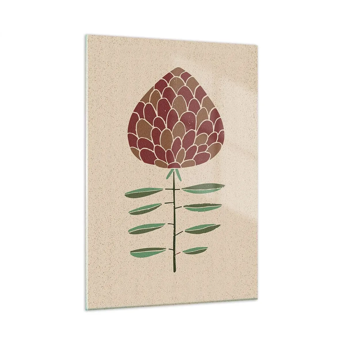 Billede på glas - Som en stor pind - 50x70 cm