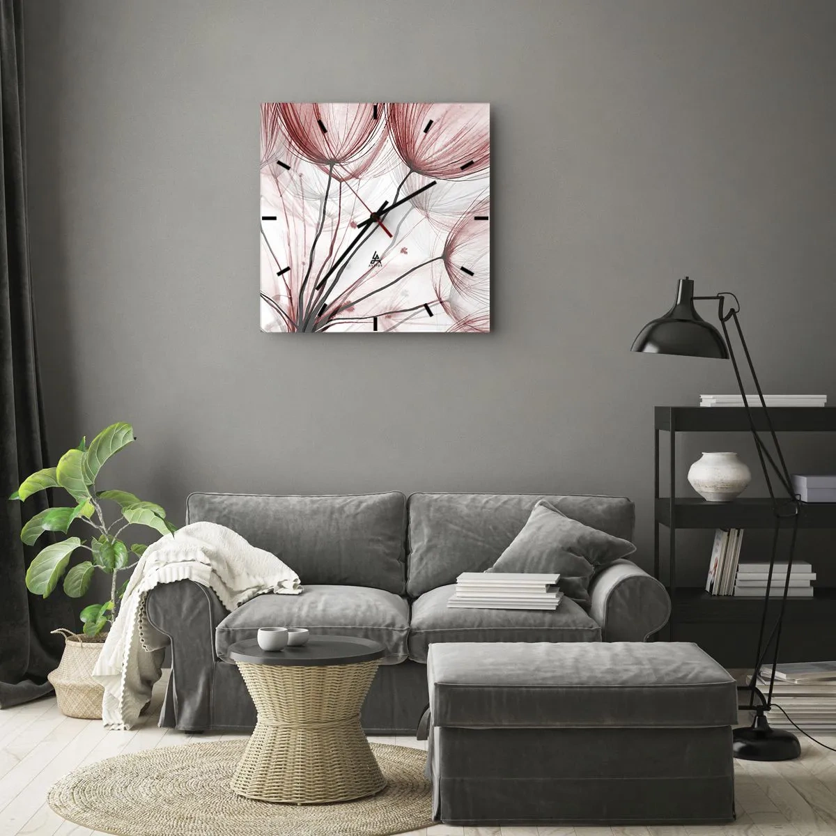 Vægur, Uret - Før afgang - 40x40 cm