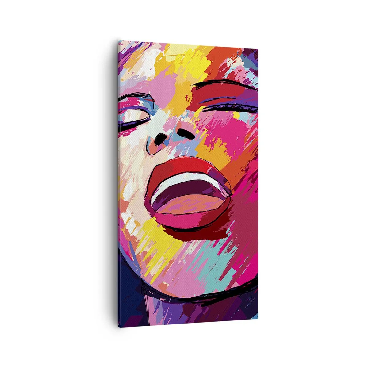 Lærredstryk - Billede på lærred - Syng hele livet - 55x100 cm