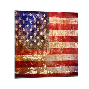 Billede på glas - Herlighed går ikke bort - 30x30 cm