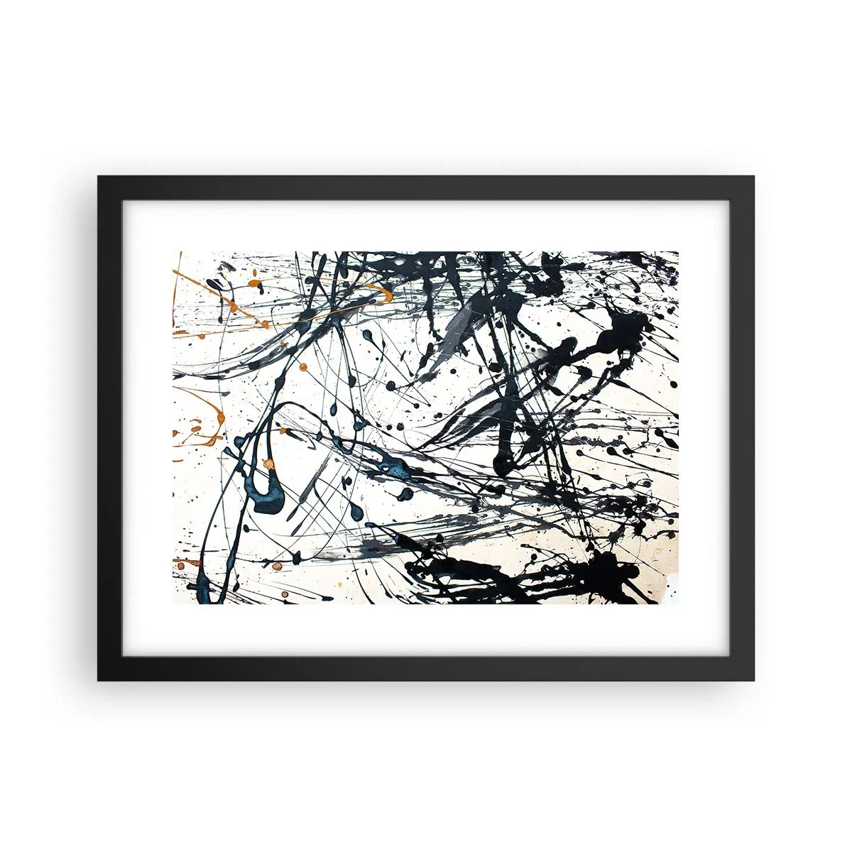 Plakat i sort ramme - Med eller uden fornuft? - 40x30 cm