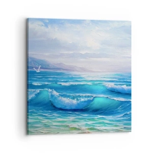 Lærredstryk - Billede på lærred - Giver trøst - 70x70 cm