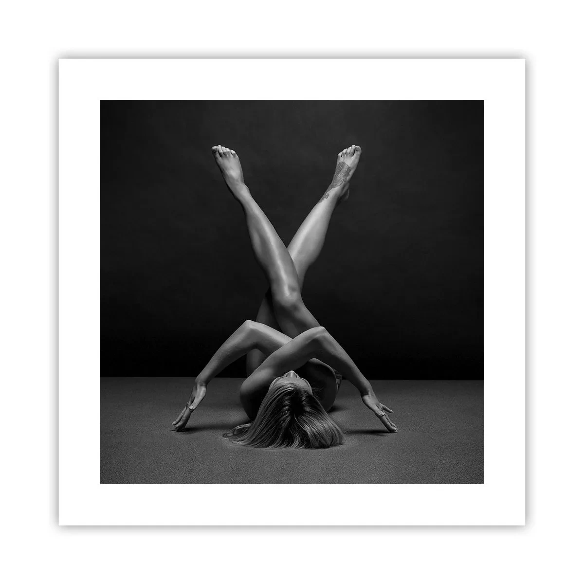 Plakat - Nøgenhedens geometri - 40x40 cm