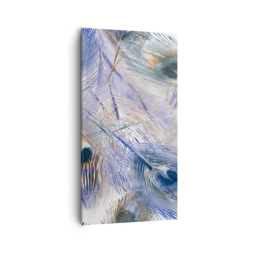 Lærredstryk - Billede på lærred - Påfugl sammensætning - 55x100 cm