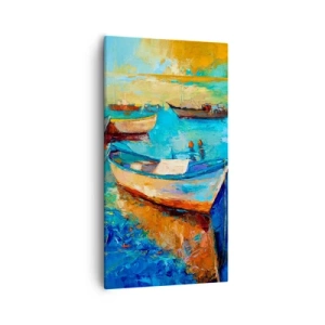 Lærredstryk - Billede på lærred - I den sydlige bugt - 55x100 cm