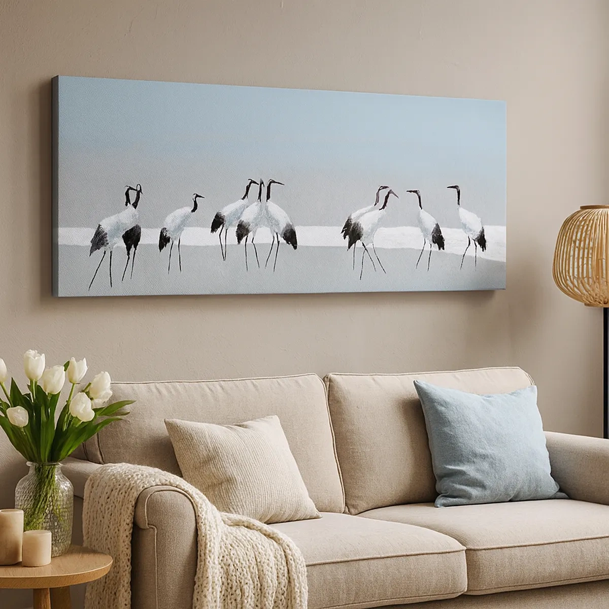 Lærredstryk - Billede på lærred - Efter en varm dag - 30x30 cm