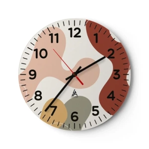 Vægur, Uret - Es eller flores? - 30x30 cm