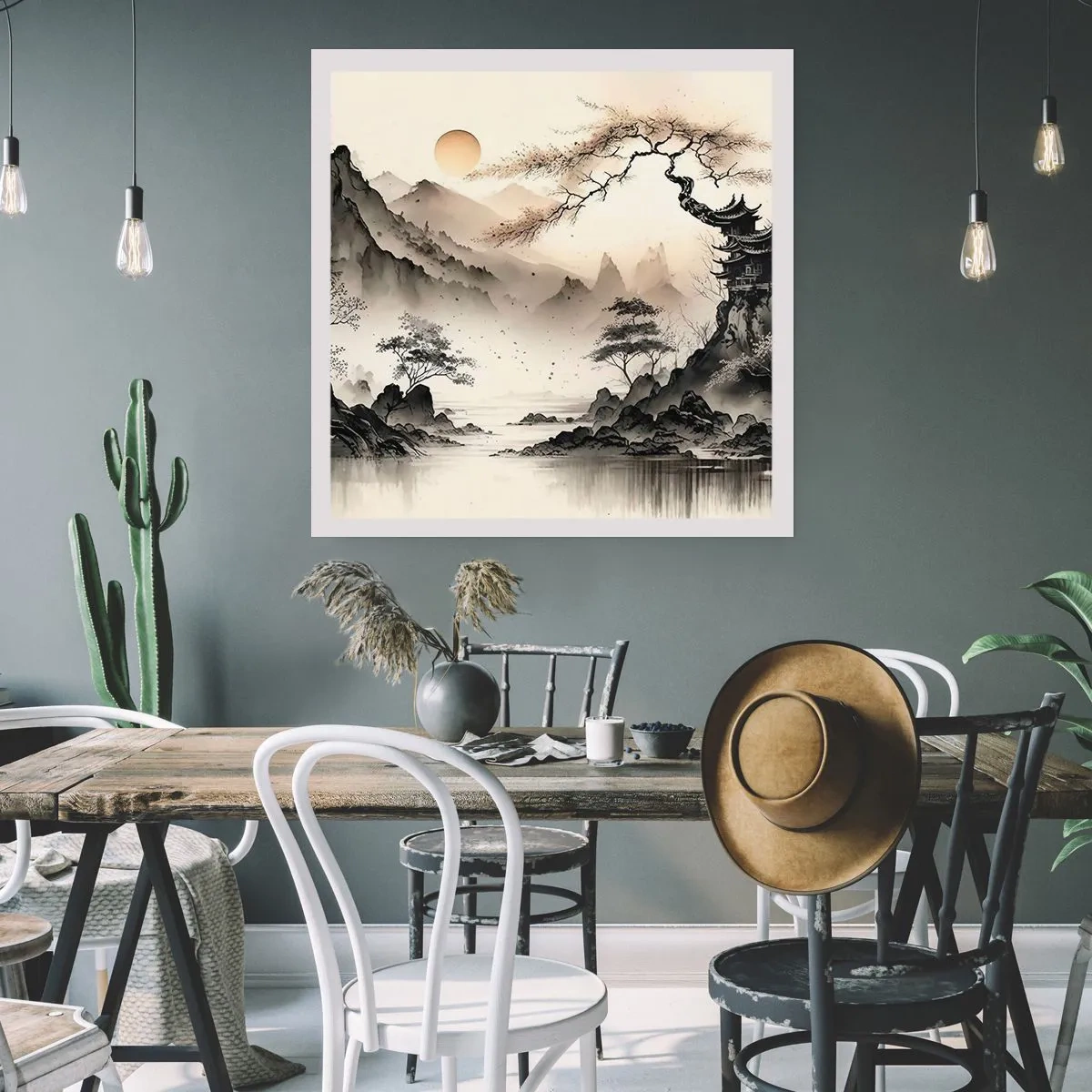 Plakat - Orientens unikke charme - 40x40 cm