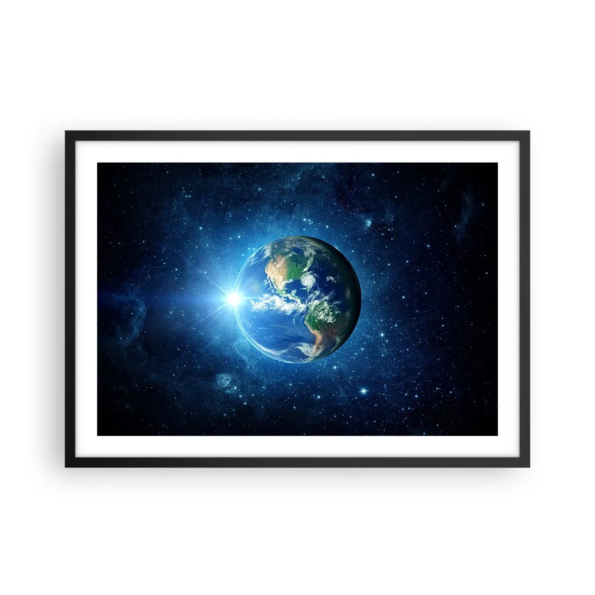 Plakat i sort ramme - Vi er i himlen - 70x50 cm
