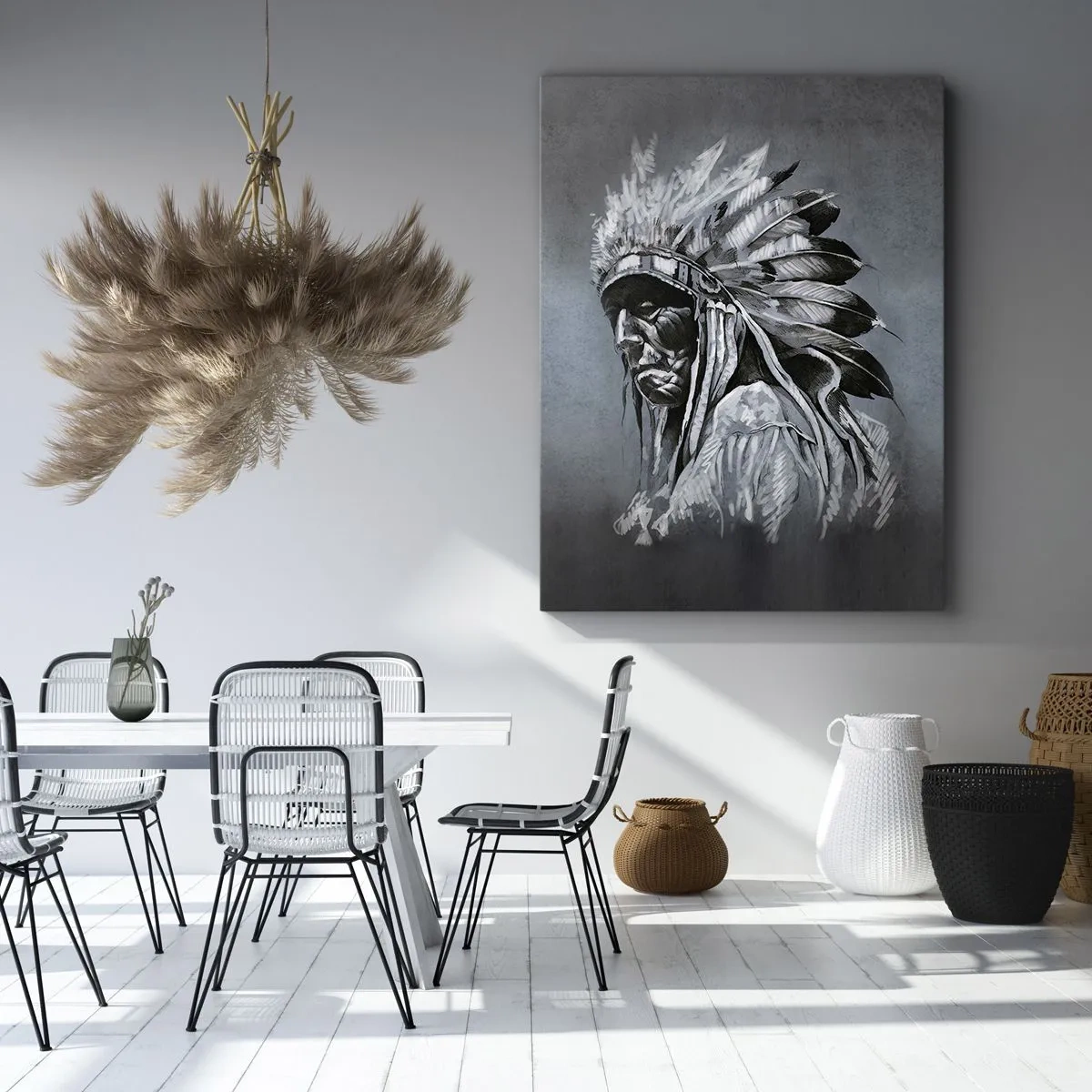 Lærredstryk - Billede på lærred - Tilbage til rødderne - 50x70 cm